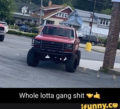 Whole lotta gang shit