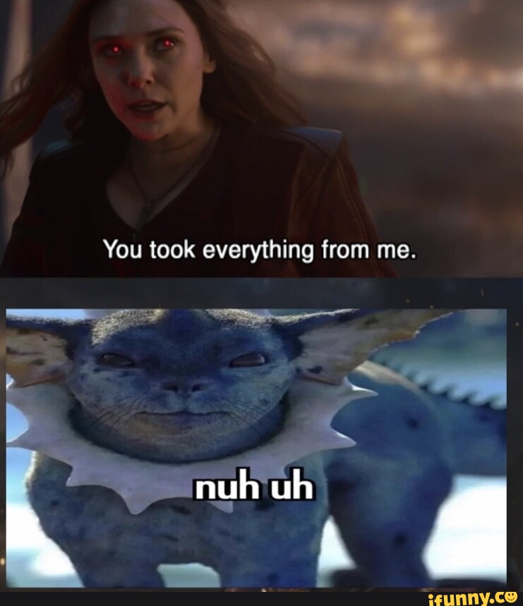 You took everything from me. nuh uh iFunny