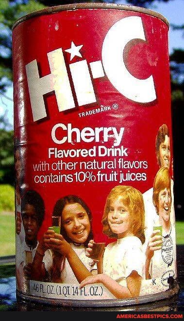 Cherry
Flavored Drink -
with other natural flavors