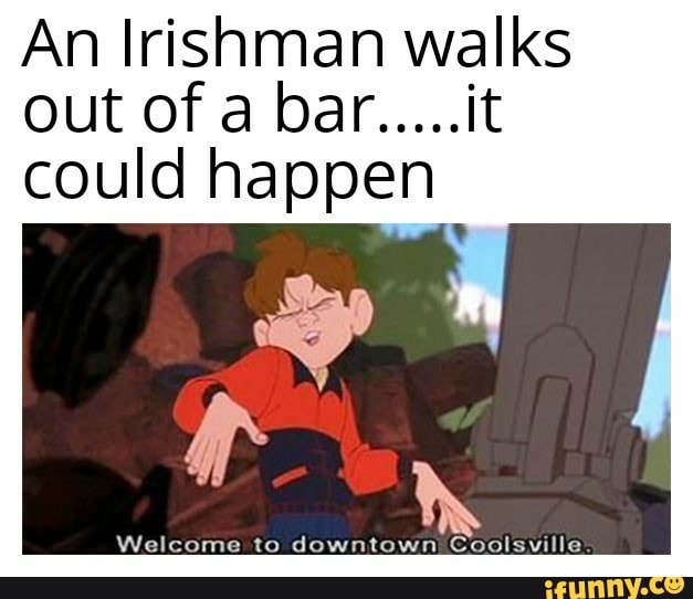 An Irishman walks