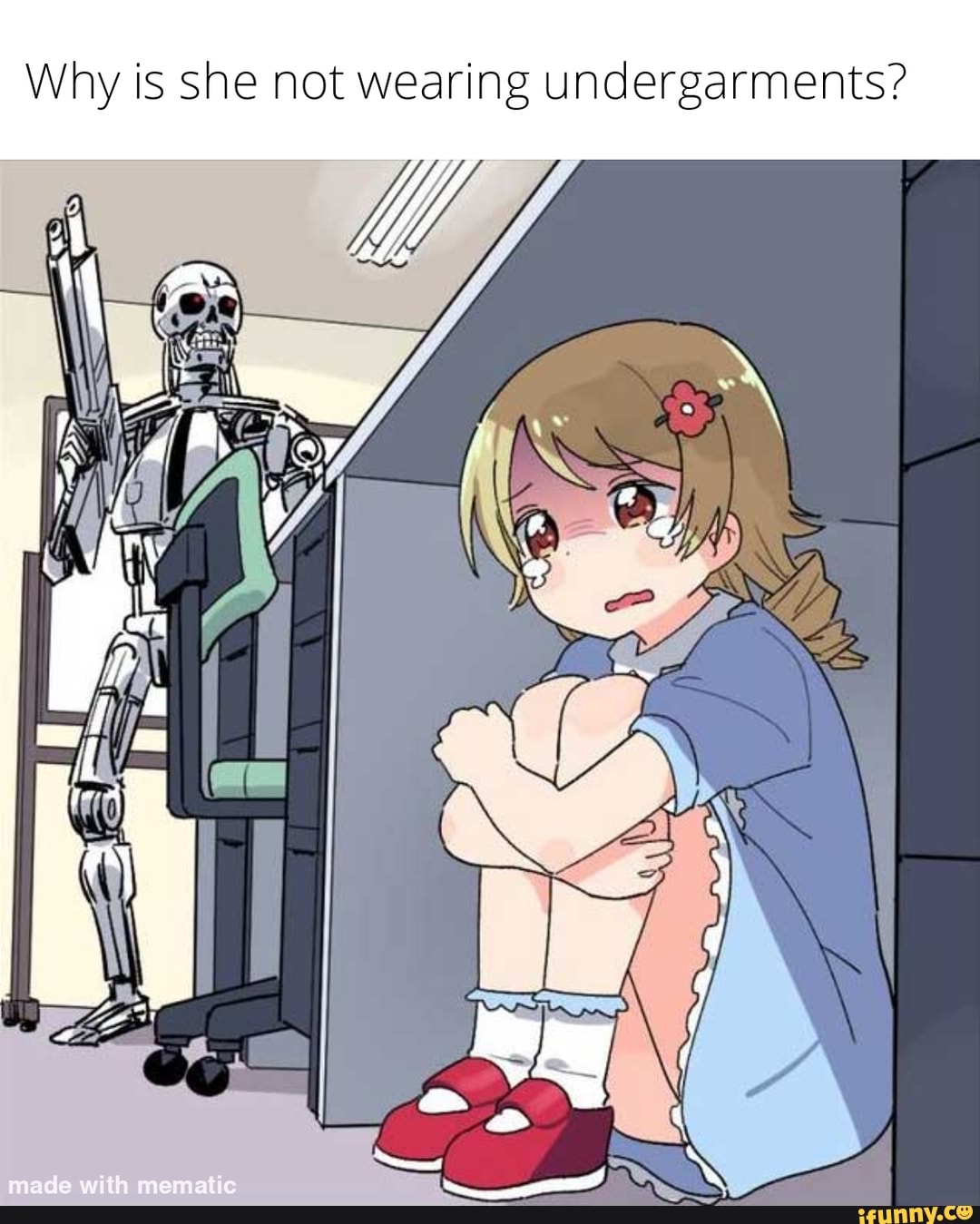 Why is she not wearing undergarments? iFunny