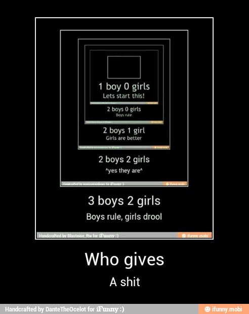 Who gives
Ashit
3 boys 2 girls - Who gives
A shit