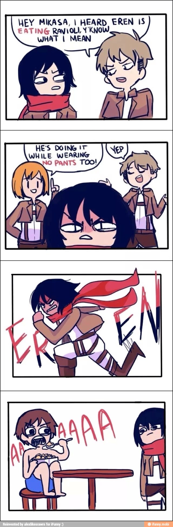 WEY MIKASA, I HEARD, EREN IS
