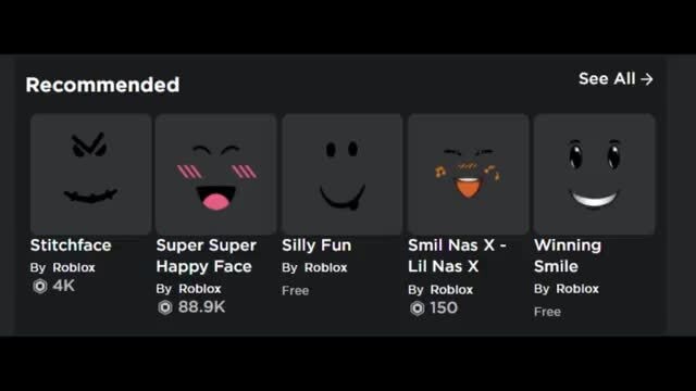 Oh No Recommended Ww W Stitchface Super Super Silly Fun By Robiox Happy Face By Robiox By Roblox 88 9k Silly Fun By Robiox Free Smil Nas X Lil As X By - silly face roblox