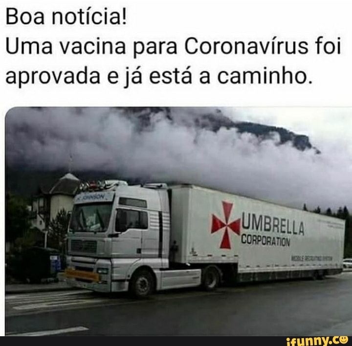 Boa notícia!
Uma vacina para Coronavírus foi aprovada e já está a caminho.
