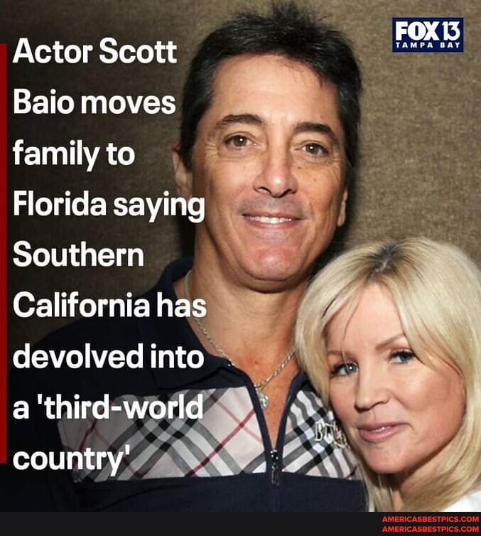 FOX Actor Scott Baio Moves Family To Florida Saying I Southern ...