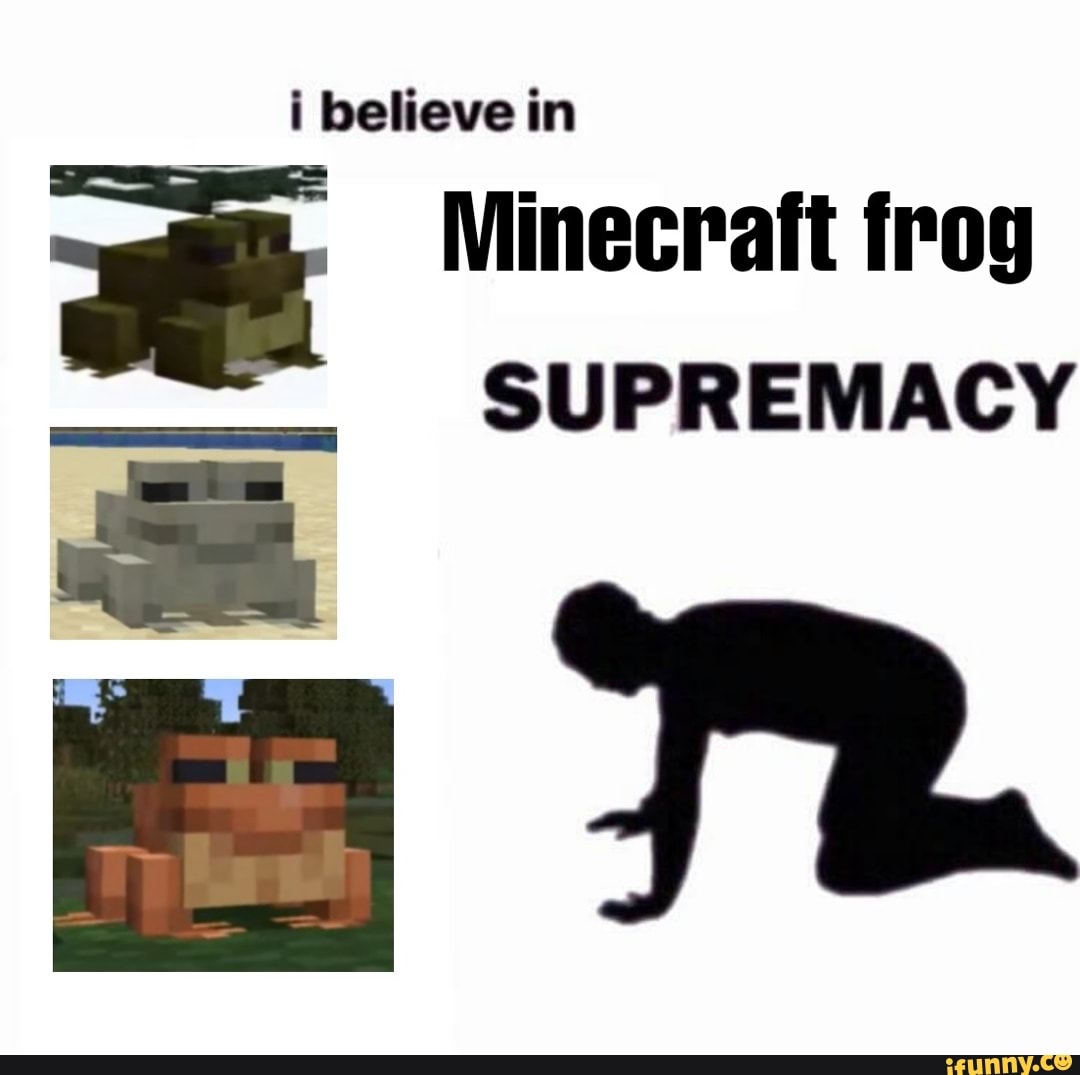 I believe in supremacy шаблон