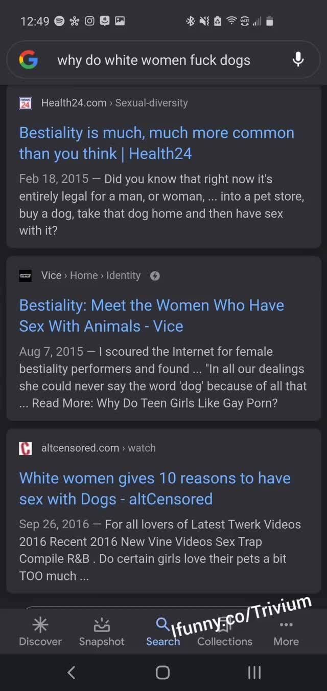 1249 G why do white women fuck dogs Sexual-diversity Bestiality is much, much more common than you think I Health24 Feb 18, 2015 picture