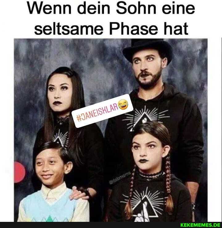 Wenn dein Sohn eine seltsame Phase hat
