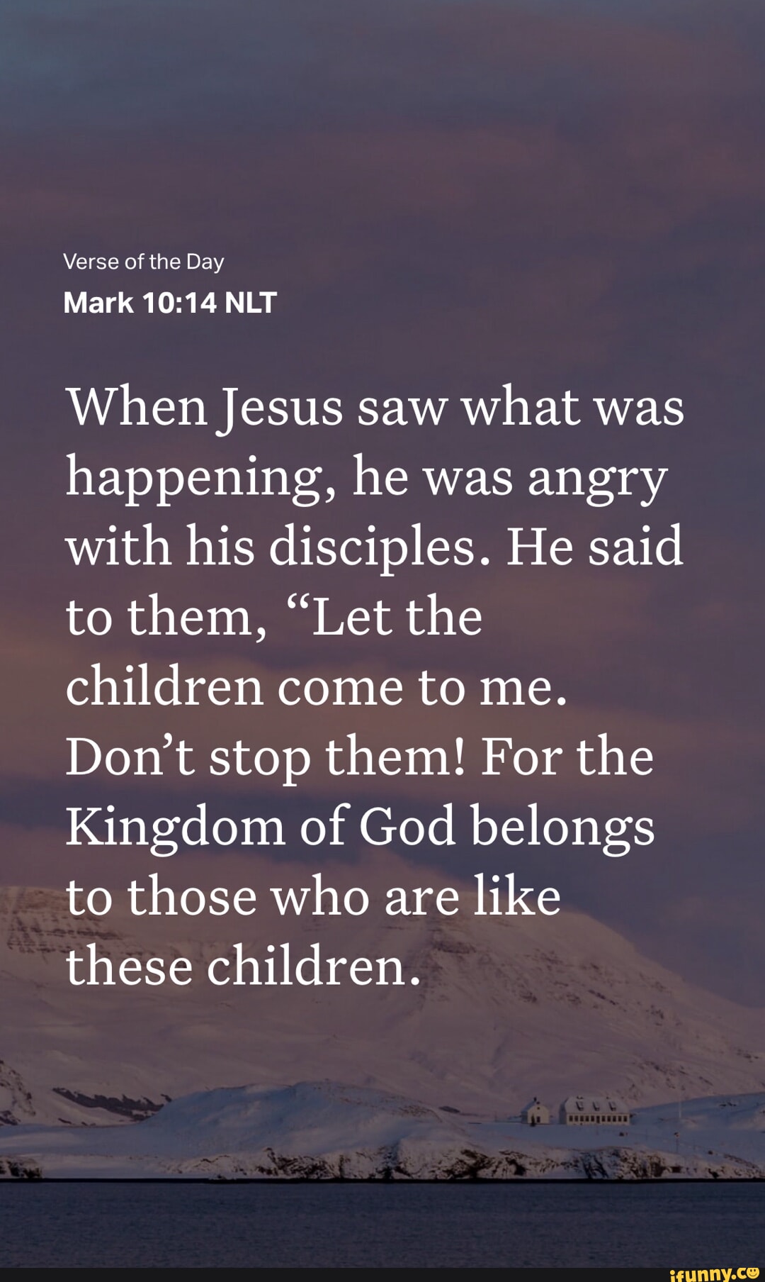 Verse of the Day Mark NLT When Jesus saw what was happening, he was ...