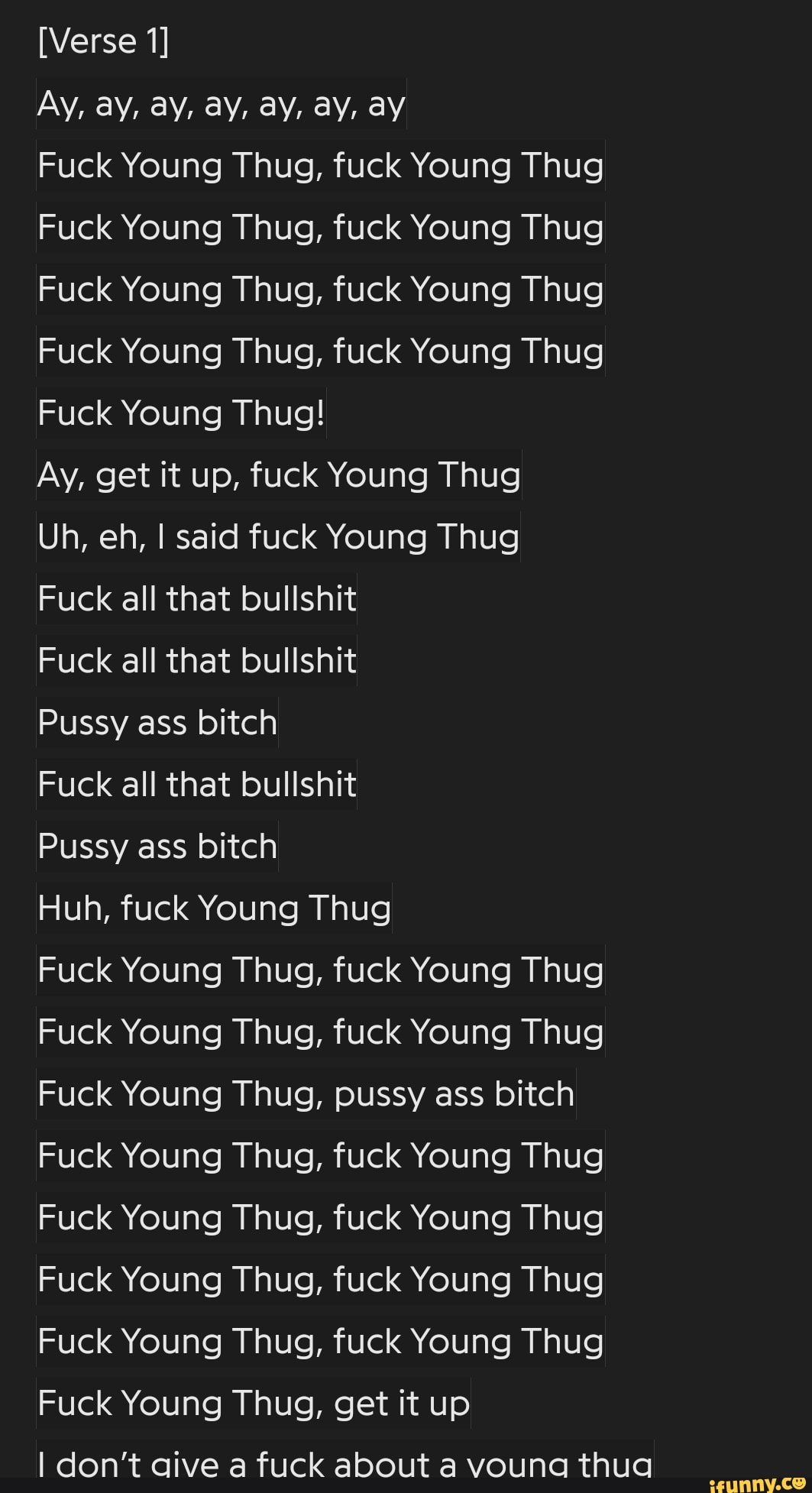 Young Thug Pussy