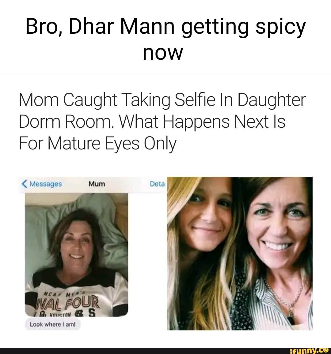 Bro Dhar Mann Getting Spicy Now Mom Caught Taking Selfie In Daughter