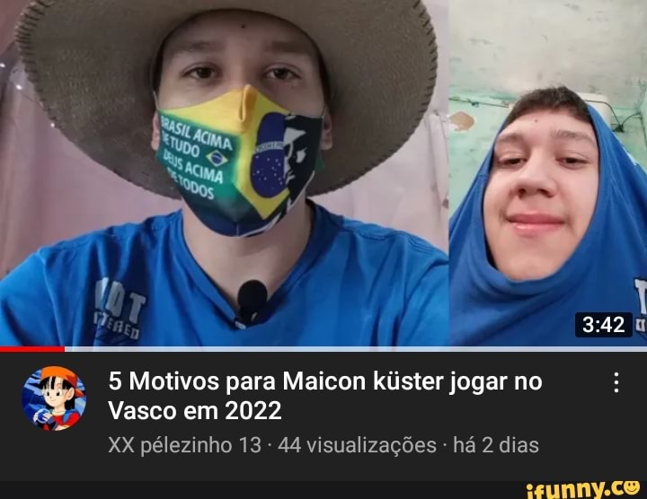 5 Motivos para Maicon kiister jogar no
Vasco em 2022
XX pélezinho 13 - 44 visualizações - há 2 dias