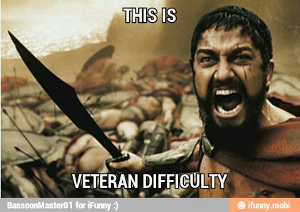 y
IN VETERAN DIFRICULTY