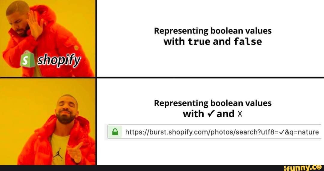 Representing boolean values with true and false
Representing boolean values with and
