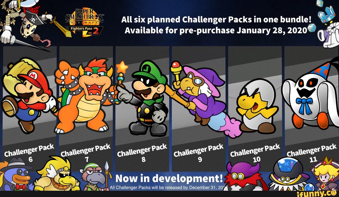 All six planned Challenger Packs in one bundle!
Available for pre-purchase January 28, 20200
vat