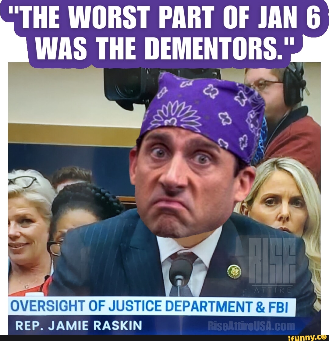 THE WORST PART OF JAN WAS THE DEMENTORS. I OVERSIGHT OF JUSTICE ...