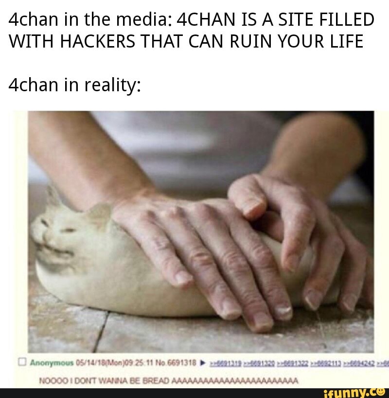 4chan in the media: 4CHAN IS A SITE FILLED WITH HACKERS THAT CAN RUIN