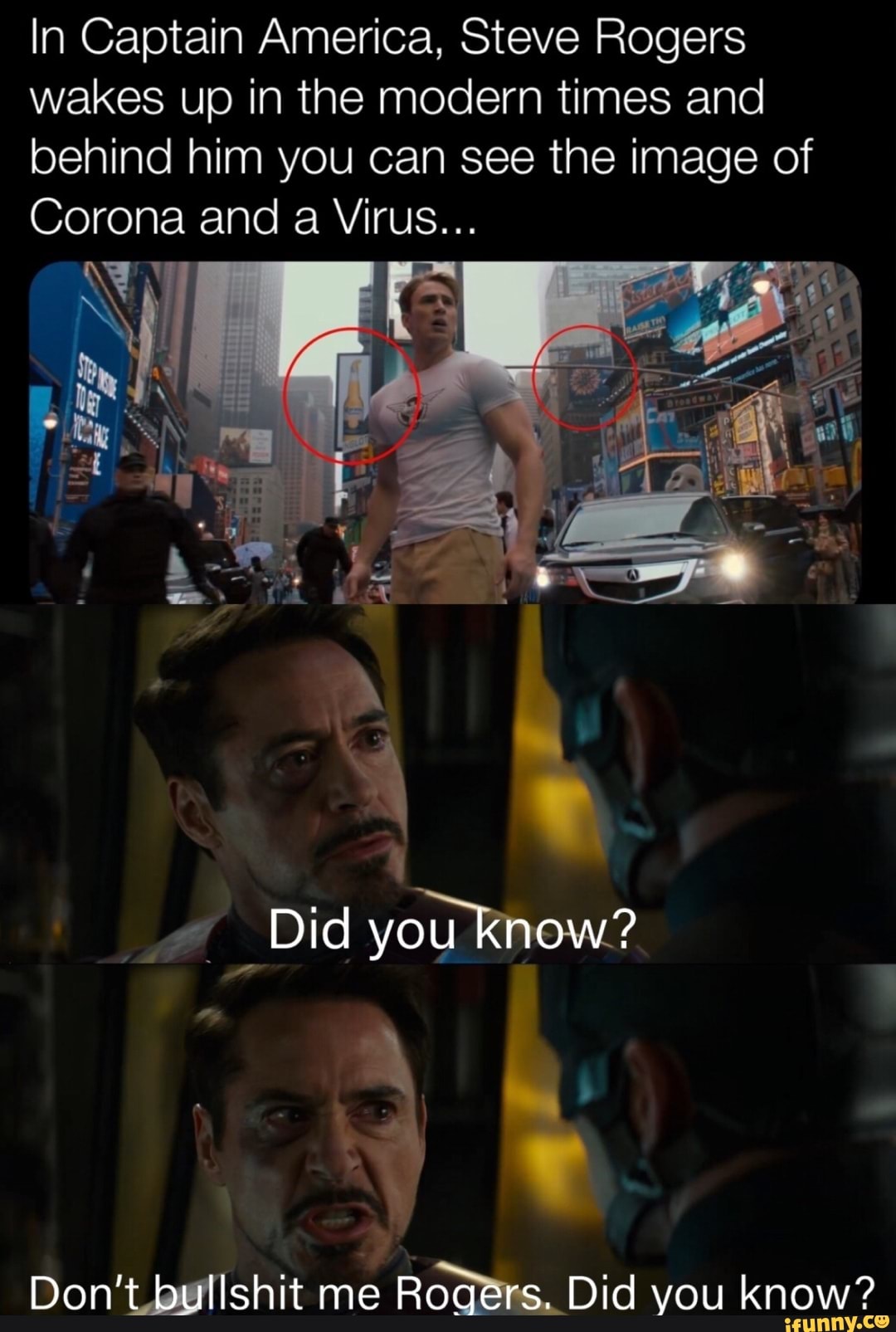 In Captain America, Steve Rogers wakes up in the modern times and ...