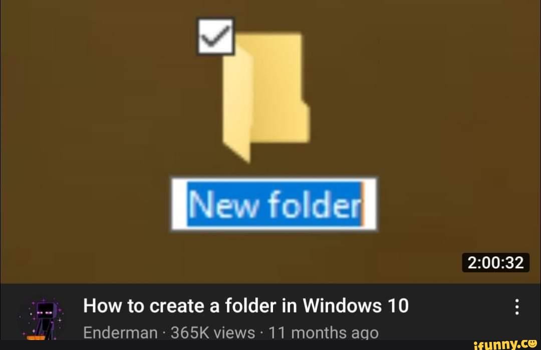 new-folde-how-to-create-a-folder-in-windows-10-enderman-365k-views-11