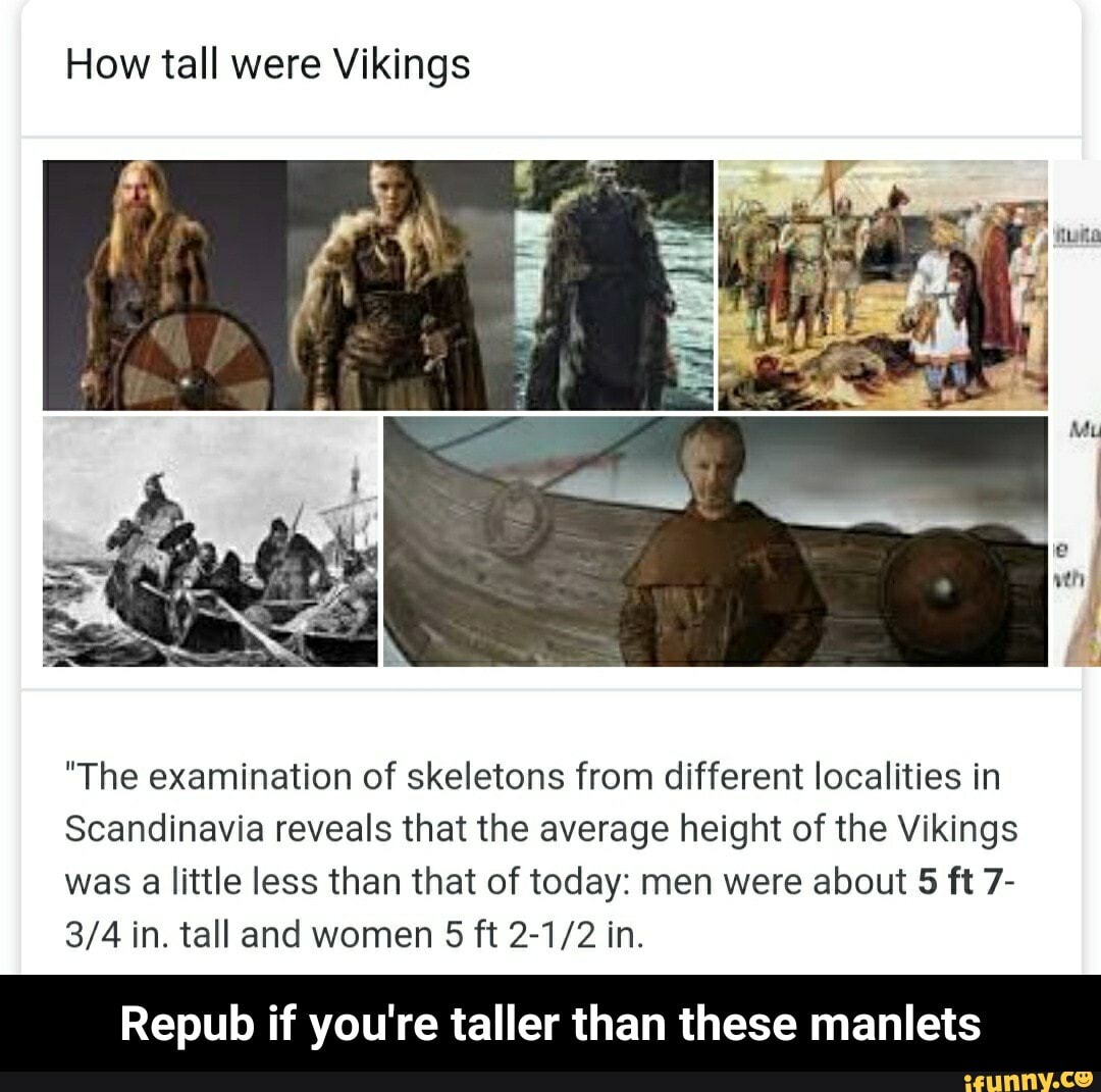 The height was of average vikings? what Life expectancy