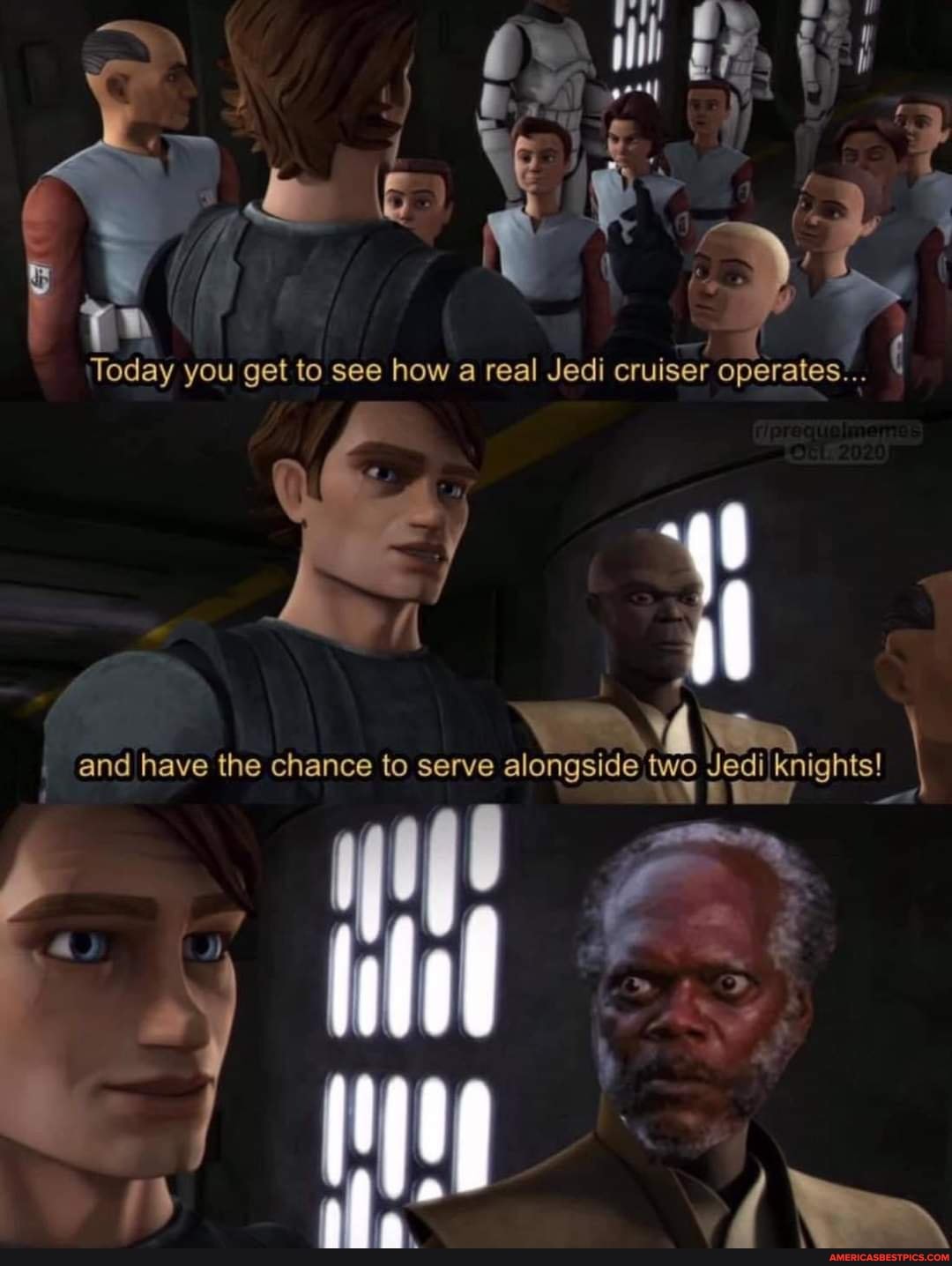 Today you get to see how a real Jedi cruiser operates...
and have the chance to serve alongside vedi knights!