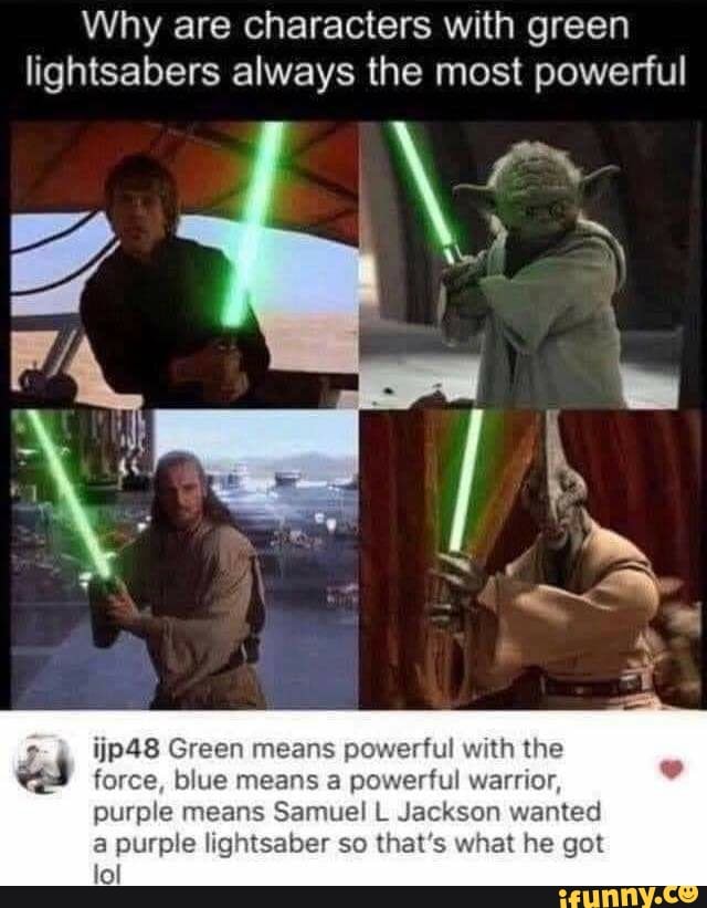 samuel l jackson lightsaber