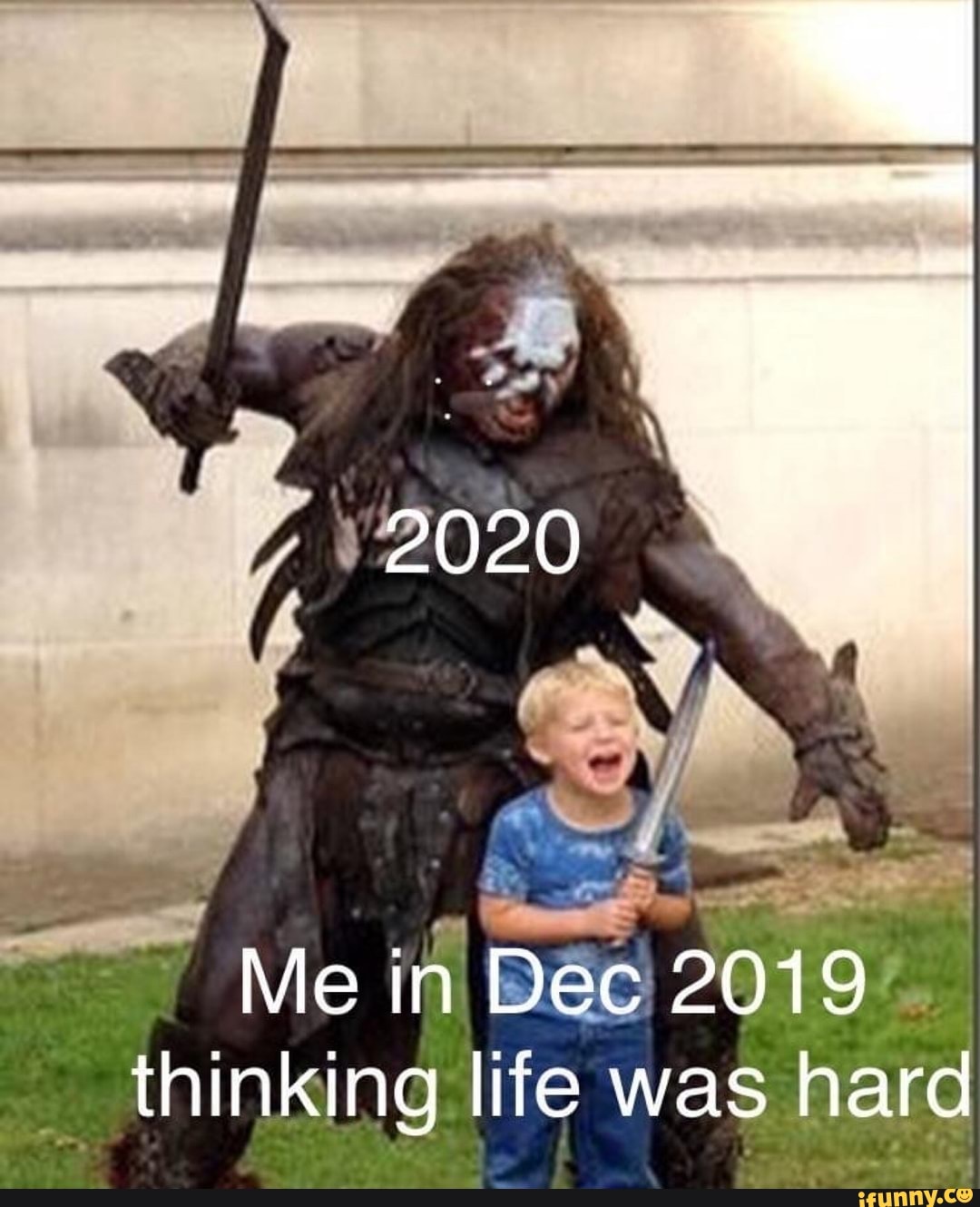 life was hard thinking