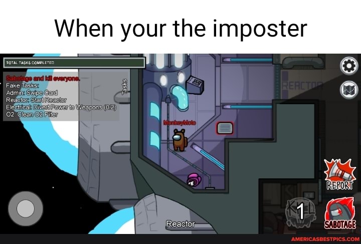 When your the imposter