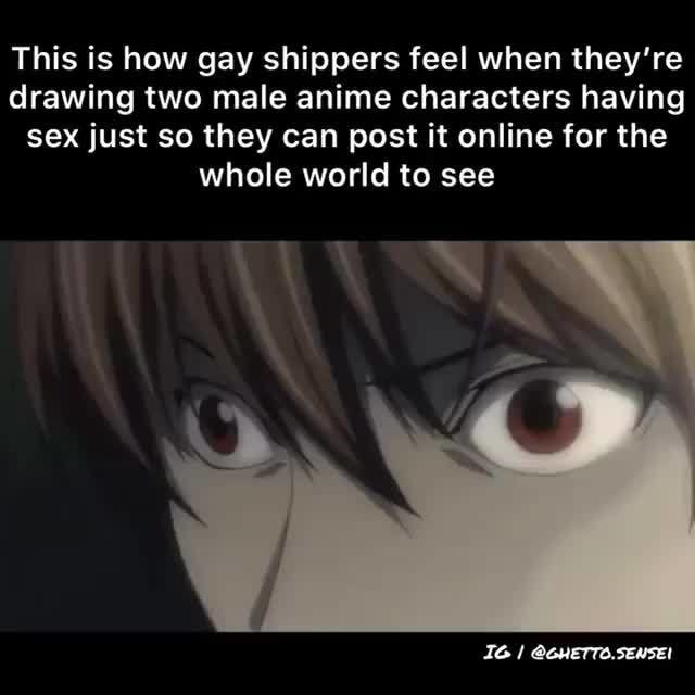 gay anime characters having sex