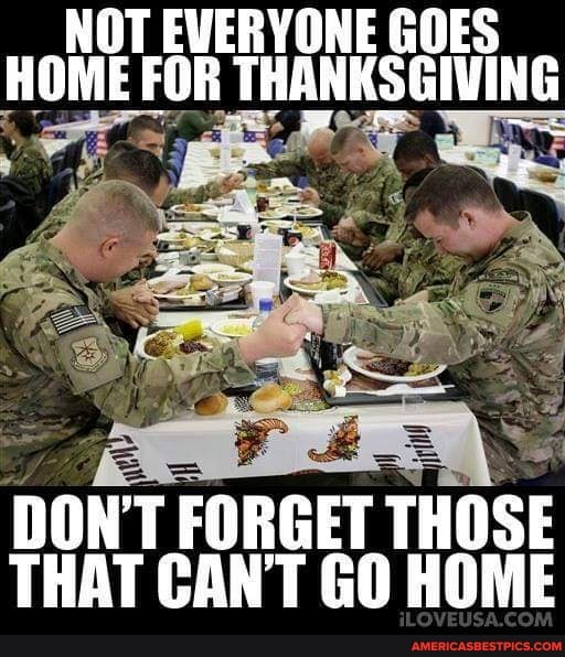 NOT EVERYONE GOES HOME FOR THANKSGIVING