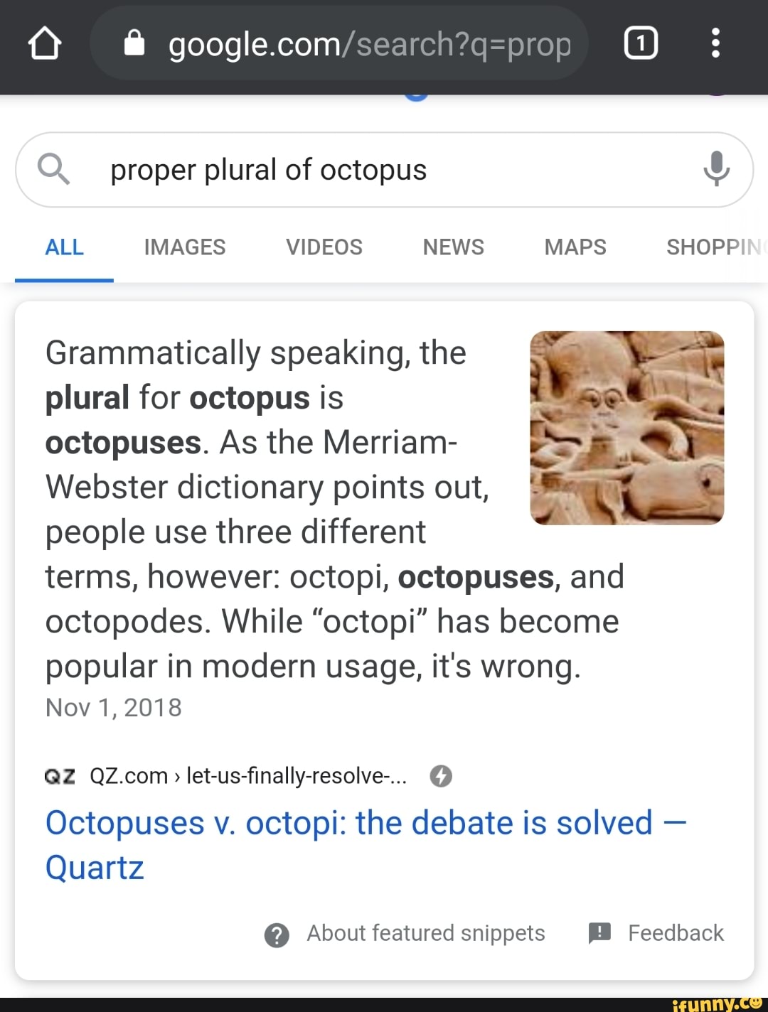 What Is The Proper Plural Of Octopus