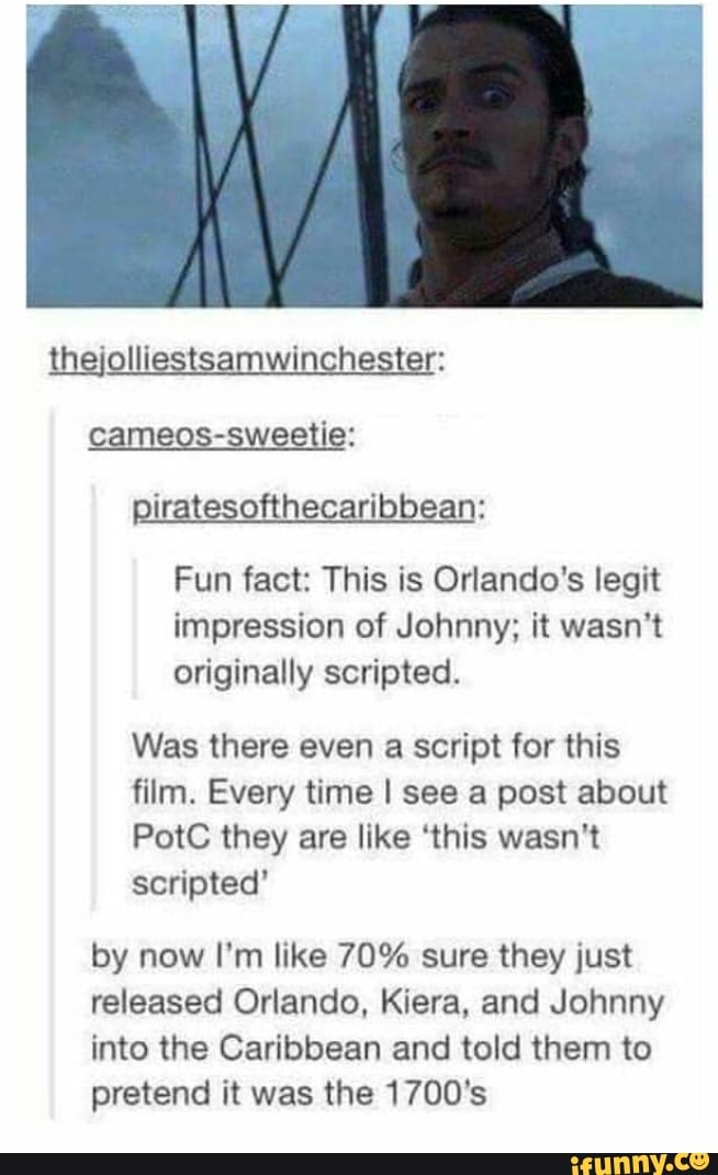 Legit impression of Johnny; it wasn't Was there even a script for this film. Every time I see a