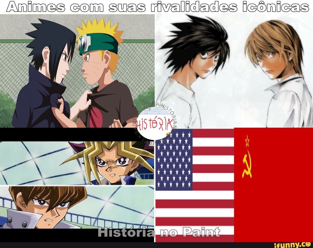 Amimes com suas rivaliciacdes Icômicas