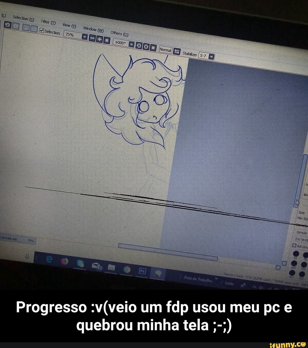 Progresso :v(veio um fdp usou meu pc e
quebrou minha tela - Progresso :v(veio um fdp usou meu pc e quebrou minha tela ;-;)