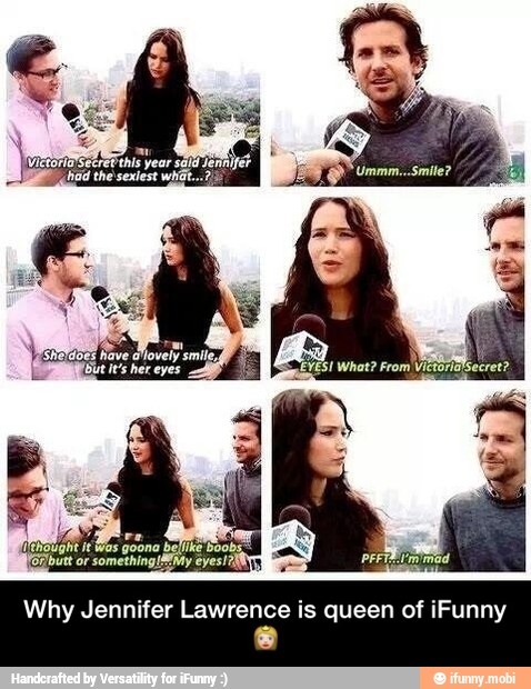 Why Jennifer Lawrence is queen of iFunny - Why Jennifer Lawrence is queen of iFunny👸