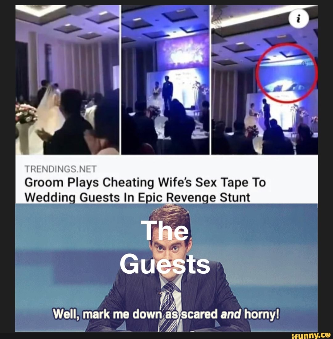 Wedding Guests In Er pic Revenge Stunt