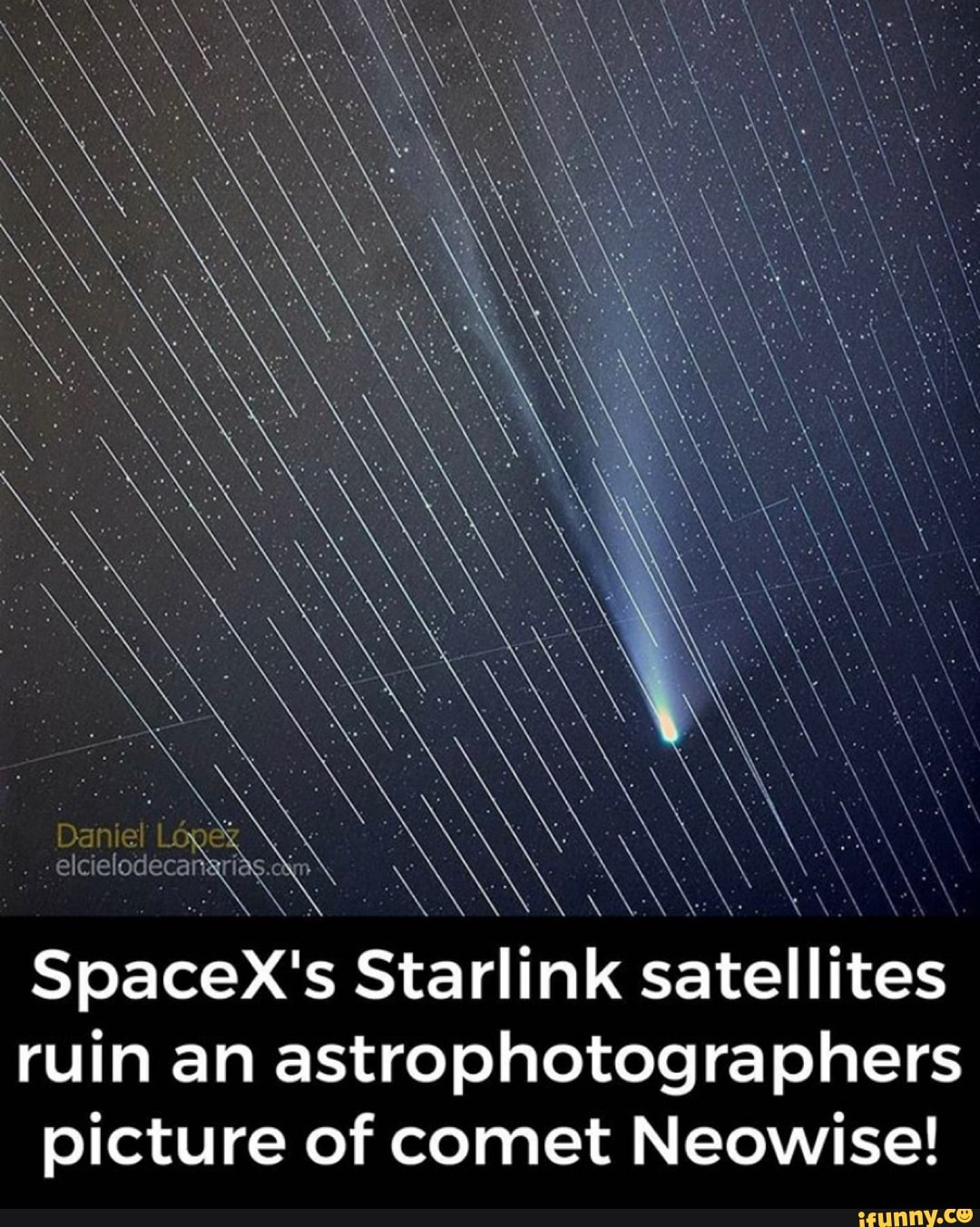 SpaceX S Starlink Satellites Ruin An Astrophotographers Picture Of ...