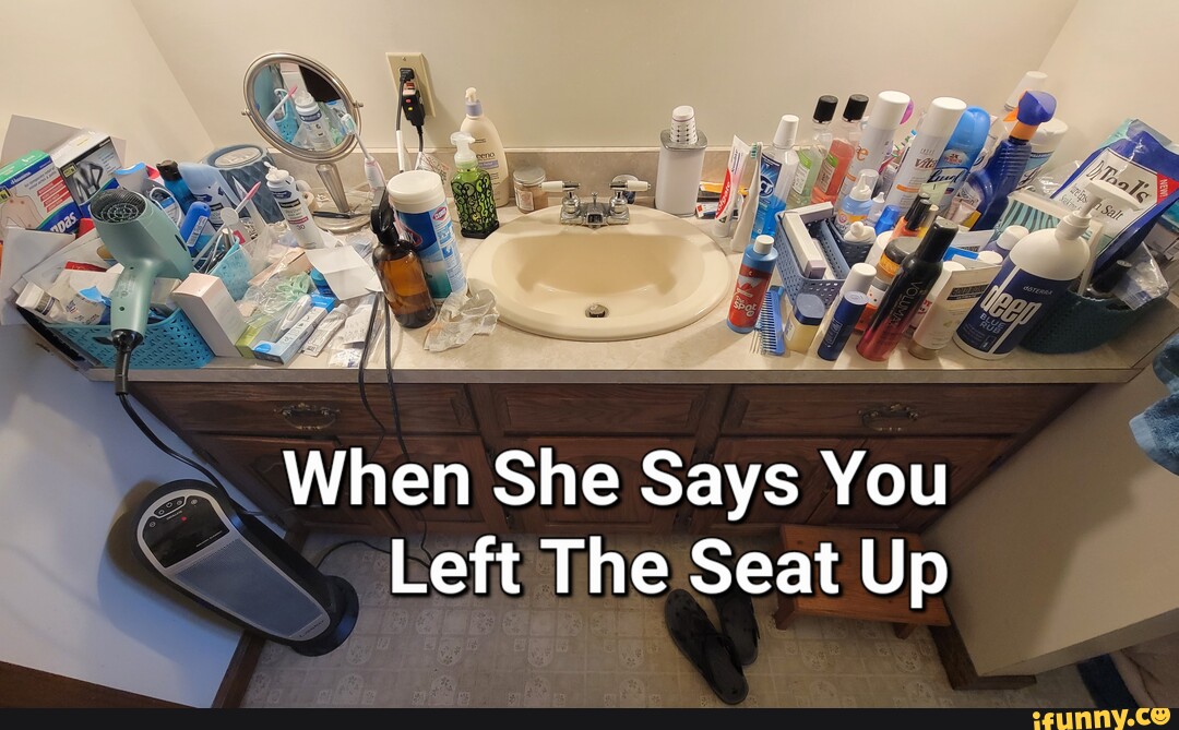 When She Says You Left The Seat Up iFunny