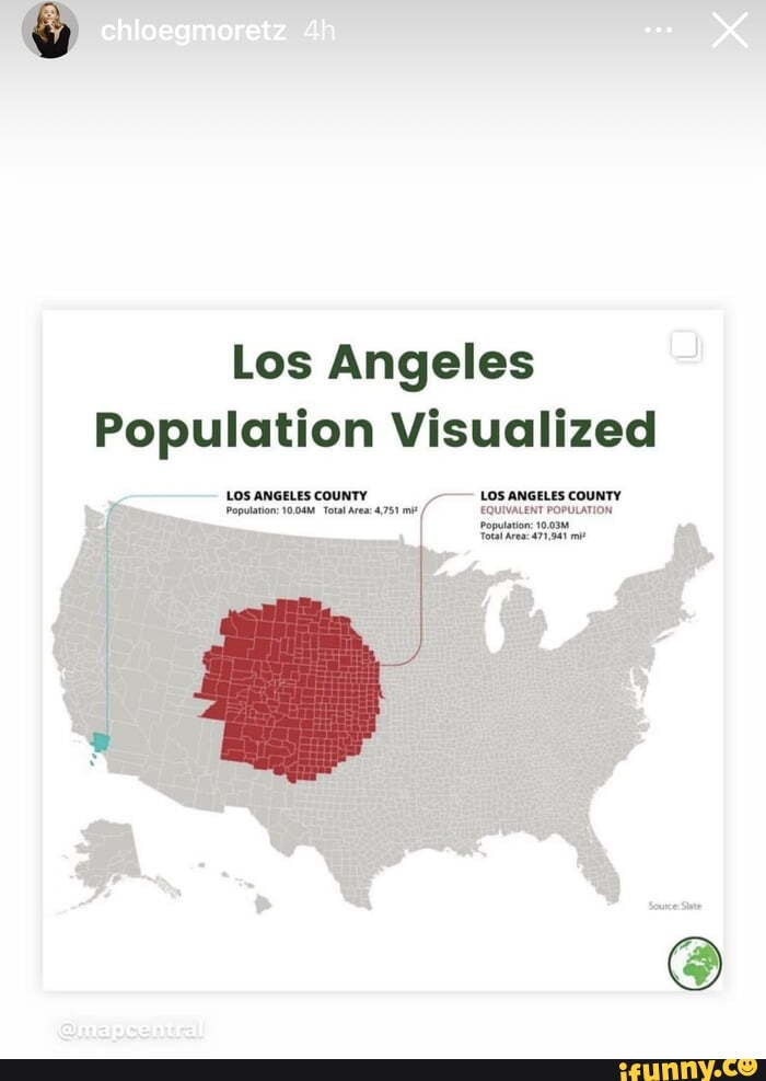 Chloegmoretz Los Angeles Population Visualized INTY LOS ANGELES