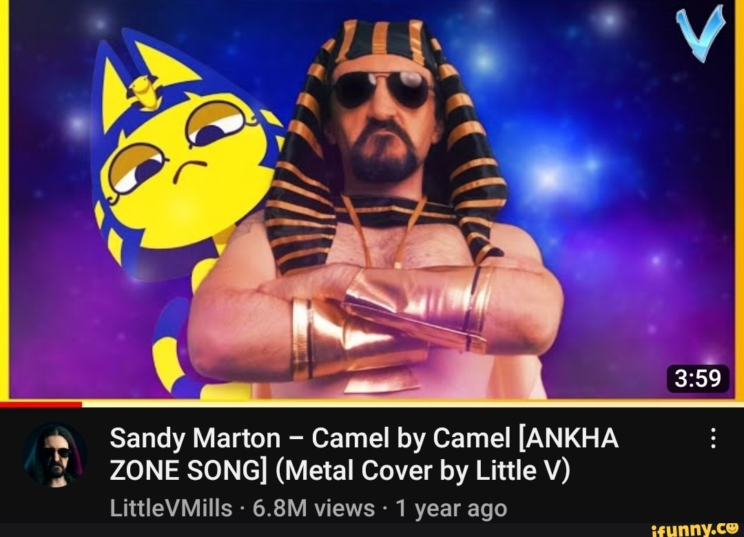 Sandy Marton Camel By Camel [ANKHA ZONE SONG] (Metal Cover By Little V ...