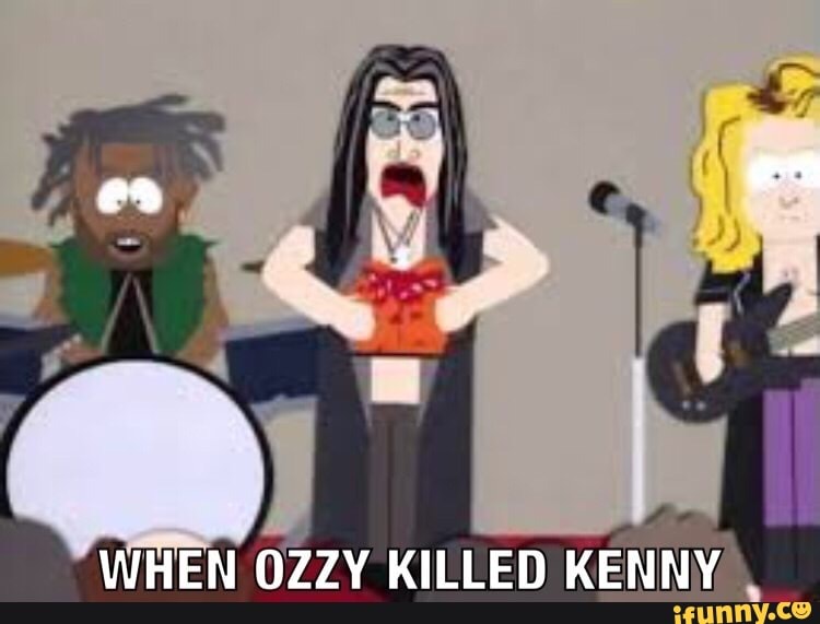 ozzy osbourne killed kenny