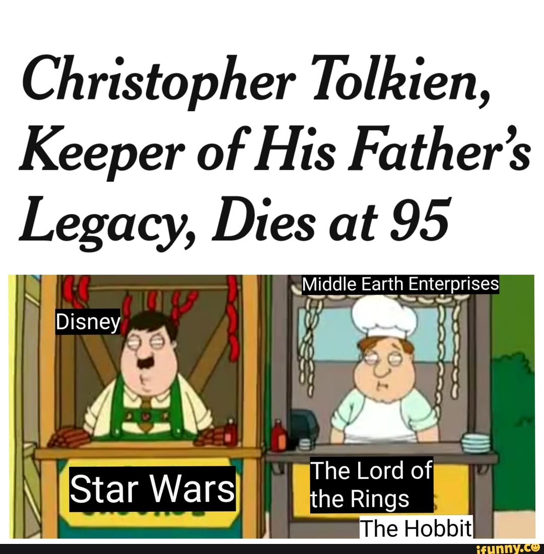 Christopher Tolkien,
Keeper of His Father's
Legacy, Dies at 95