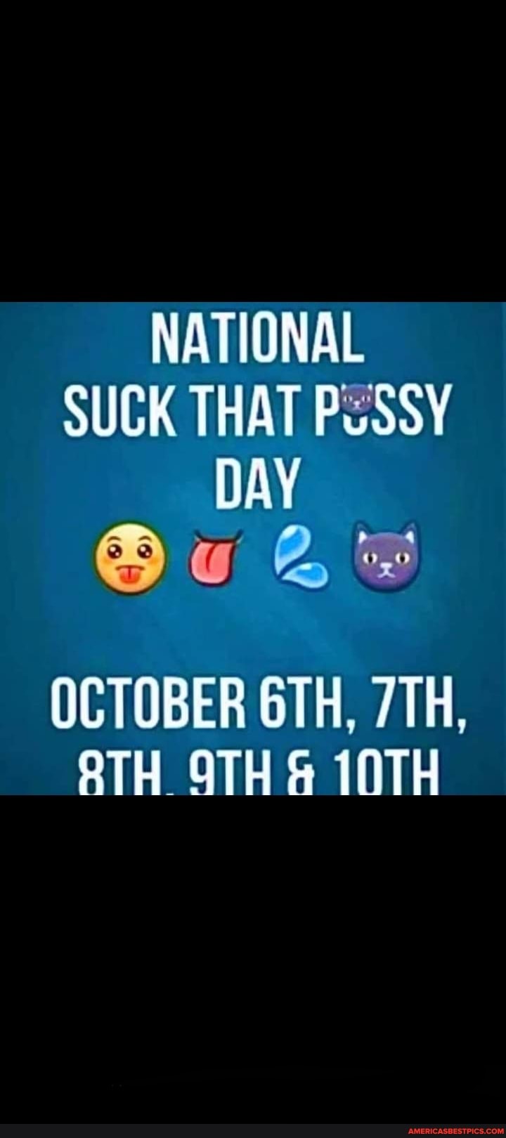 National suck pussy day