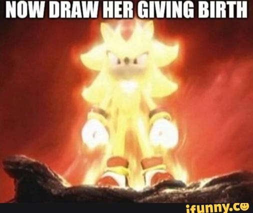 NOW DRAW HER GIVING BIRTH