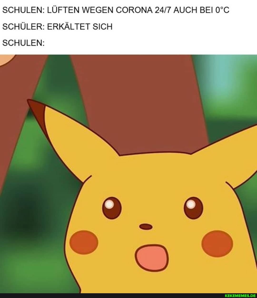 SCHULEN: LÜFTEN WEGEN CORONA AUCH BEI SCHÜLER: ERKÄLTET SICH SCHULEN: