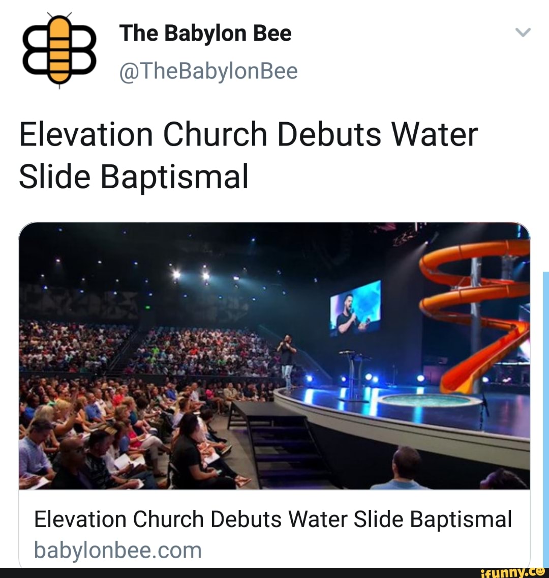 Elevation Church Debuts Water Slide Baptismal Elevation Church Debuts Water Slide Baptismal