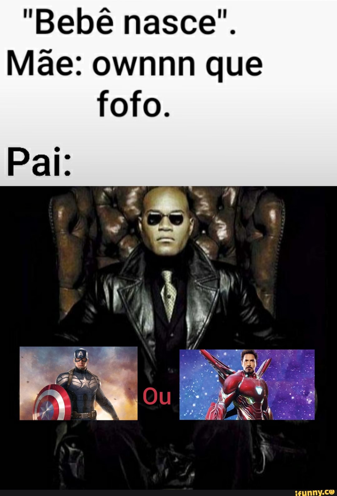 "Bebê nasce".
Mãe: ownnn que fofo.
Pal: