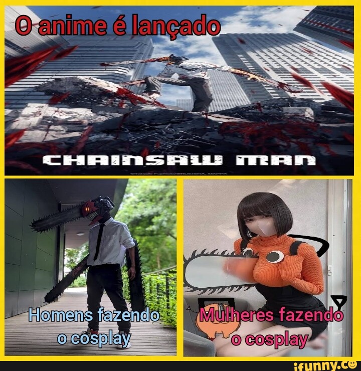 Chainsaw Man Cosplay - iFunny Brazil