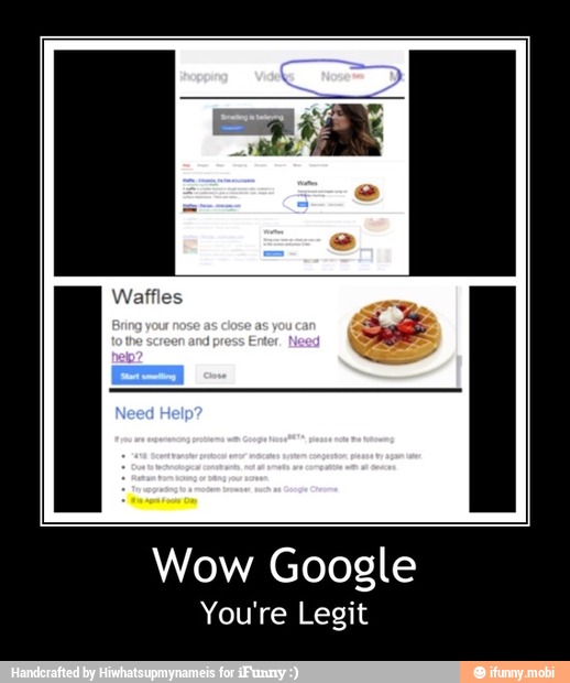 Wow Google
You're Legit - Wow Google
You're Legit